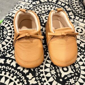Infant moccasin slip on shoes